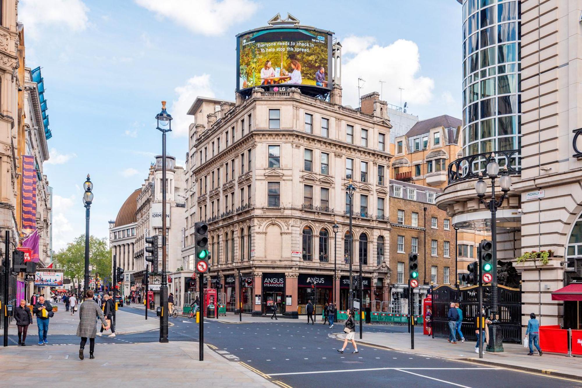 Welcome London Piccadilly Circus Buitenkant foto